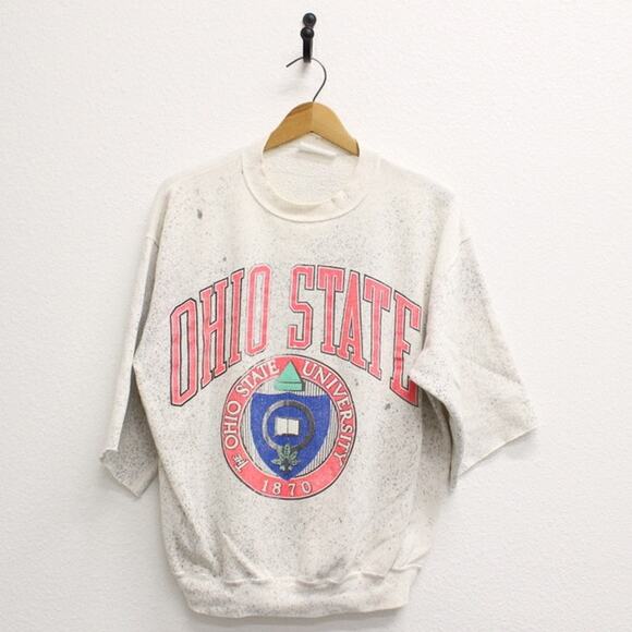 Vintage Ohio State University Buckeyes Sweatshirt Medium - Picture 1 of 7